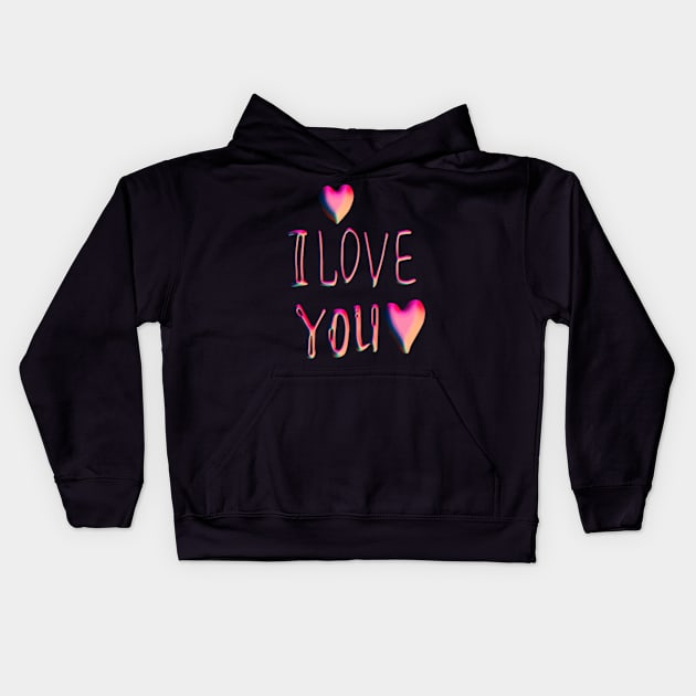 I Love you Kids Hoodie by richercollections